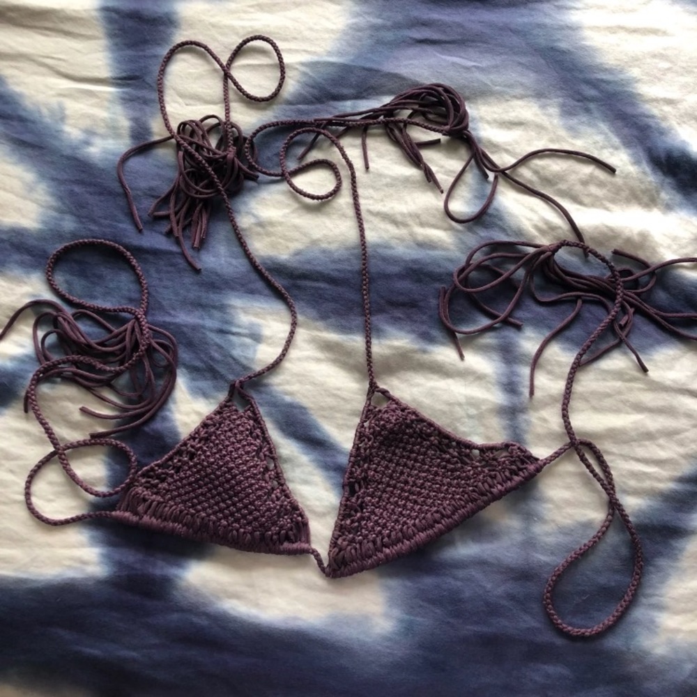 Rove crochet bikini top